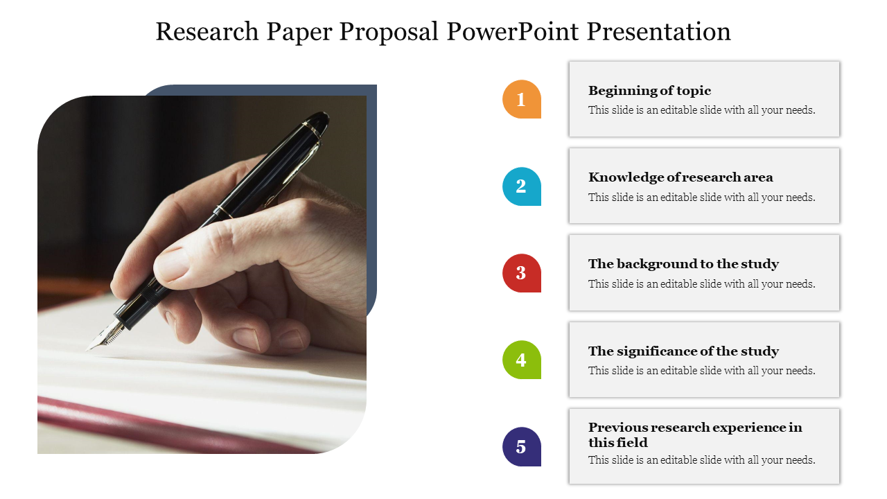 Research Paper Proposal PowerPoint Presentation
